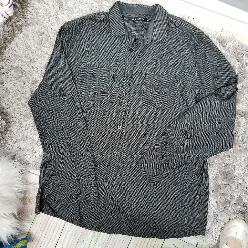 Axist Button-Front Shirt  XL